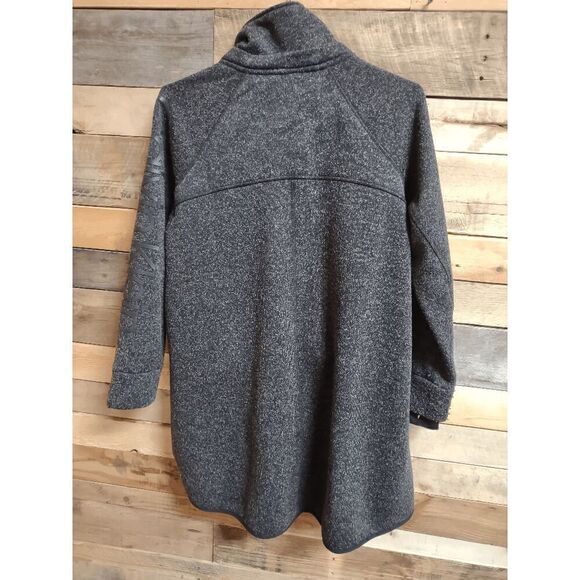 Calvin Klein Performance Women's Large / Long Jacket Gray/Black Headphone Access - Picture 5 of 5